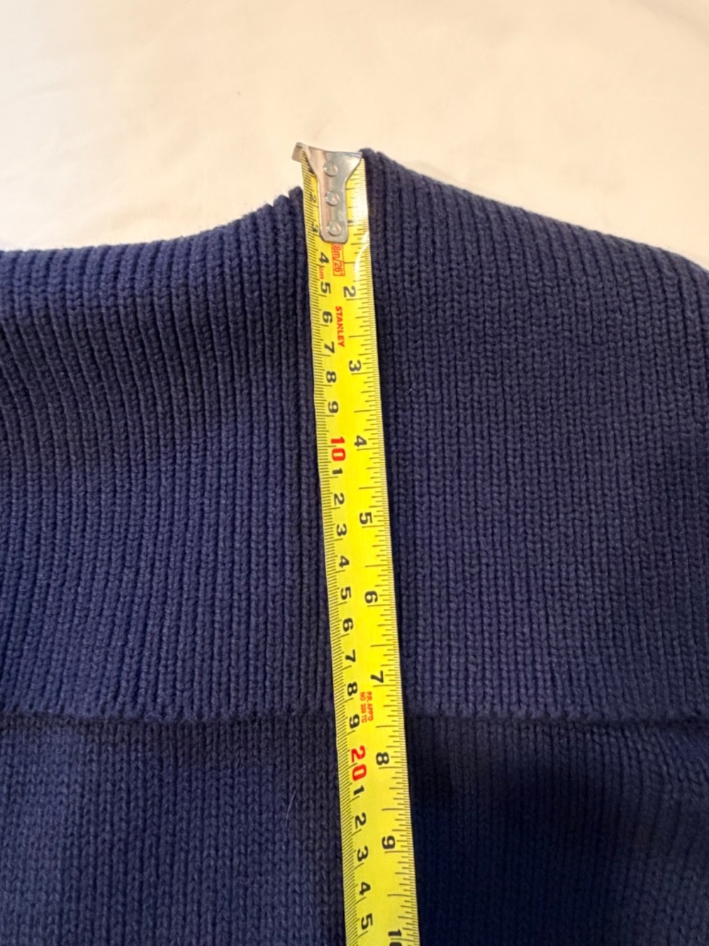 Tuckernuck Navy Cotton Shawl Collar Cardigan - Size S - Picture 7 of 7